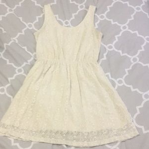 White Target dress size medium